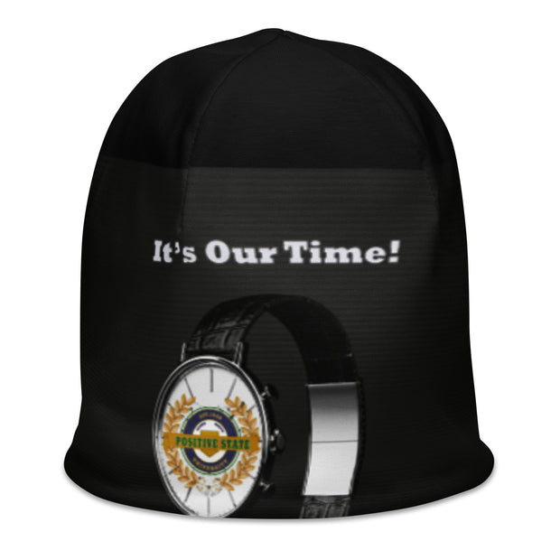 Positive State Men "It's Our Time" designer set Beanie - positivestateapparel
