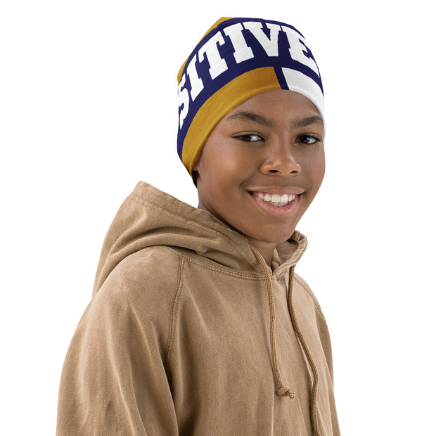 Positive State "Word Print" Boys Beanie - positivestateapparel