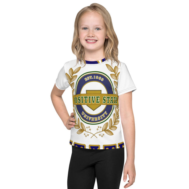 Positive State Kids "Signature Logo" crew neck designer t-shirt - positivestateapparel