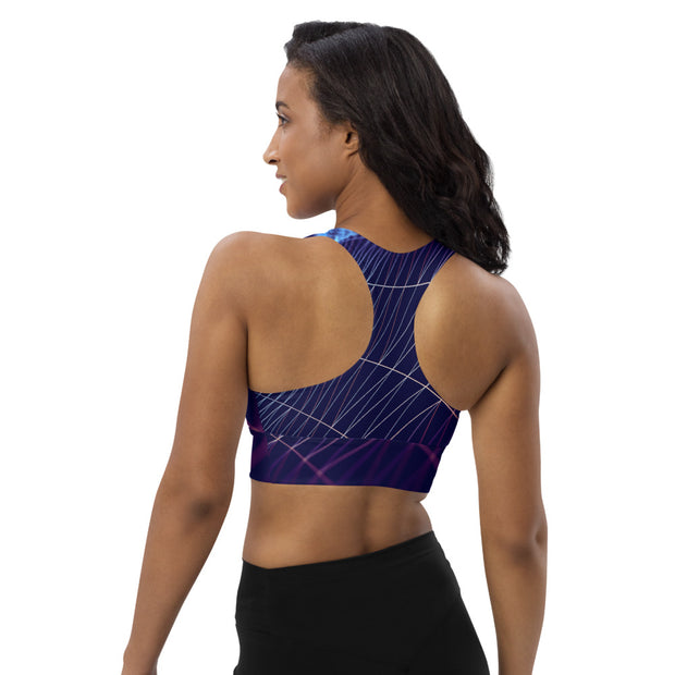 Positive State Woman's Longline sports bra - positivestateapparel
