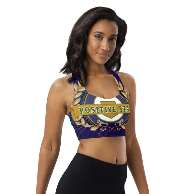 Positive State Woman's Longline sports bra - positivestateapparel