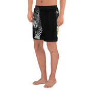 Positive State “Stay Strong” Men's Athletic Long Designer Shorts - positivestateapparel