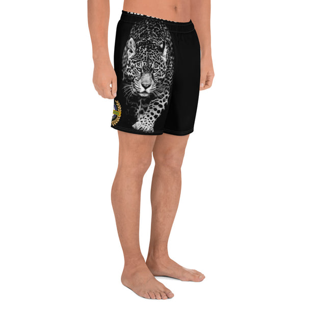 Positive State “Stay Strong” Men's Athletic Long Designer Shorts - positivestateapparel