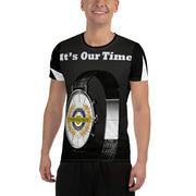 Positive State "It's Our Time, Stay Strong" Men's Designer set Athletic T-shirt - positivestateapparel