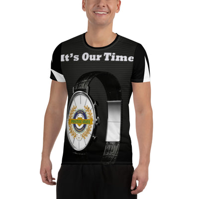 Positive State It’s Our Time “ Men's Athletic Designer T-shirt - positivestateapparel