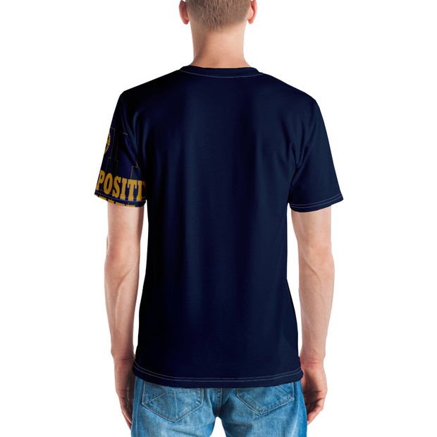 Positive State Signature Logo N Big U, Designer Men's t-shirt - positivestateapparel