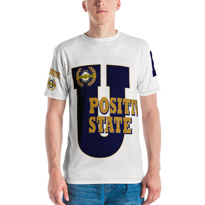 Positive State U logo N U Men's t-shirt - positivestateapparel