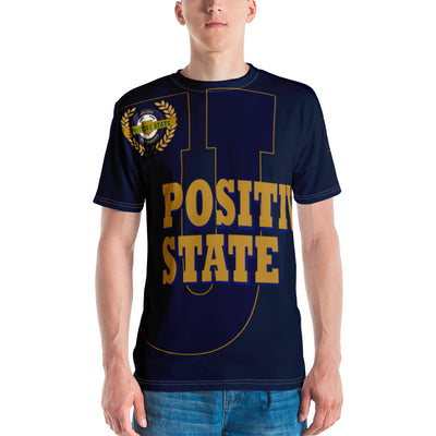 Positive State Big U Front, Men's Designer Shirt - positivestateapparel