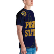 Positive State big U front Men's Designer t-shirt - positivestateapparel