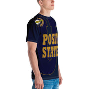Positive State Signature Logo N Big U, Designer Men's t-shirt - positivestateapparel