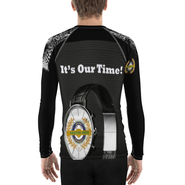 Positive State “Stay Strong” bulk Men's Rash Guard - positivestateapparel
