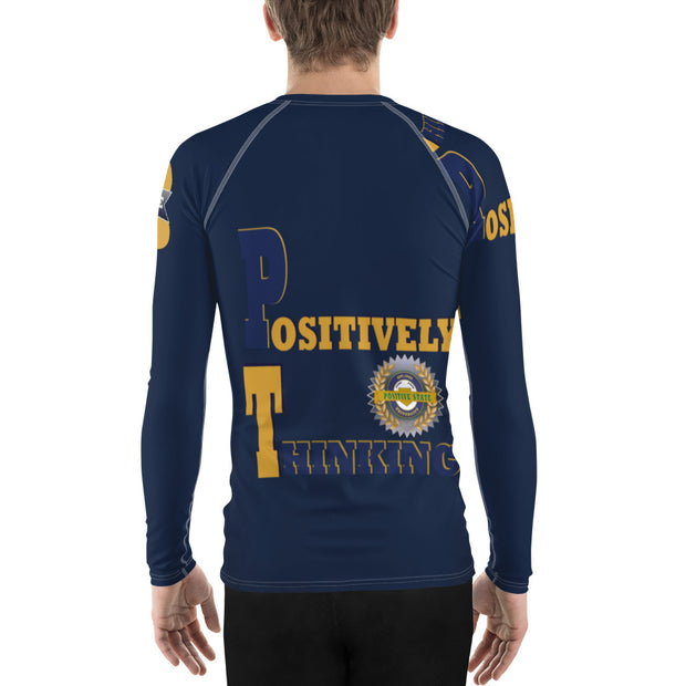 Positive State U Men's designer Rash Guard shirt - positivestateapparel