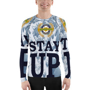 Positive State Men's Stay Up Designer Rash Guard Shirt - positivestateapparel