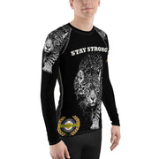 Positive State “Stay Strong” bulk Men's Rash Guard - positivestateapparel
