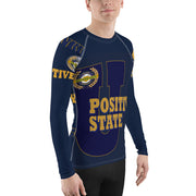 Positive State U Men's designer Rash Guard shirt - positivestateapparel