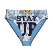 Positive State "Stay Up Soar" Women's Designer set Recycled high-waisted bikini bottom - positivestateapparel