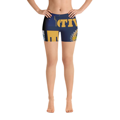 Positive State " Stay up Positively Thinking" women designer set Shorts - positivestateapparel