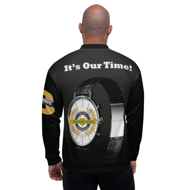 Positive State “StayStrong” Men’s Designer Bomber Jacket - positivestateapparel
