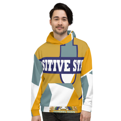 Positive State U all over Men's  Hoodie - positivestateapparel