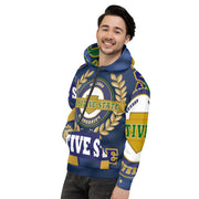 Positive State "Signature Logo Front, multi logo Unisex Hoodie - positivestateapparel