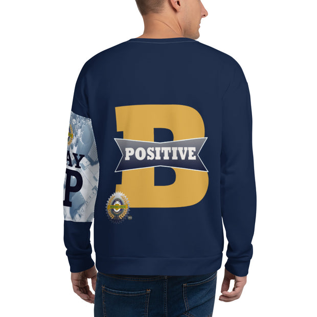 Positive State “Stay Up” Men’s Designer Sweatshirt - positivestateapparel