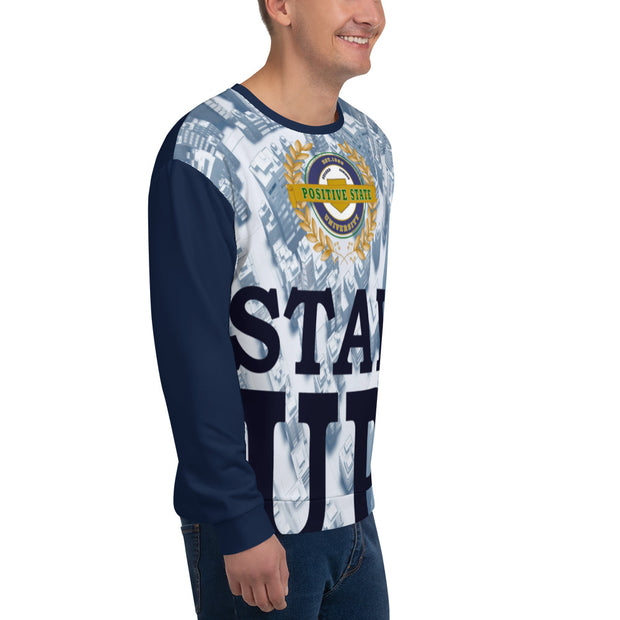 Positive State “Stay Up” Men’s Designer Sweatshirt - positivestateapparel