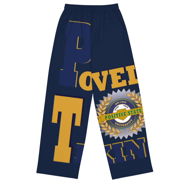 Positive State "Thinking Positively" unisex wide-leg pants - positivestateapparel