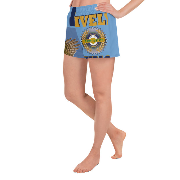 Positive State "Positively Thinking Soar" Women's Athletic designer set Short Shorts - positivestateapparel