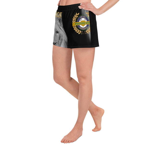 Positive State "Stay strong" Women's Athletic designer set Short Shorts - positivestateapparel