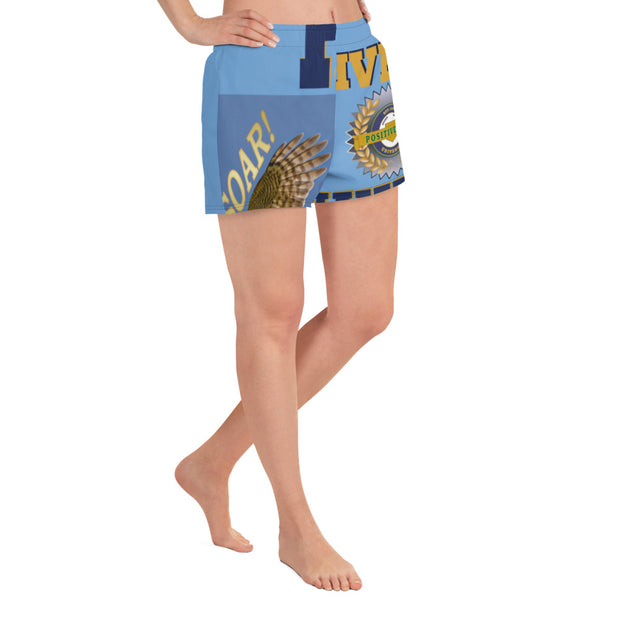 Positive State "Positively Thinking Soar" Women's Athletic designer set Short Shorts - positivestateapparel