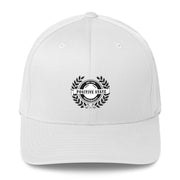 Positive State signature white Structured Twill Cap - positivestateapparel