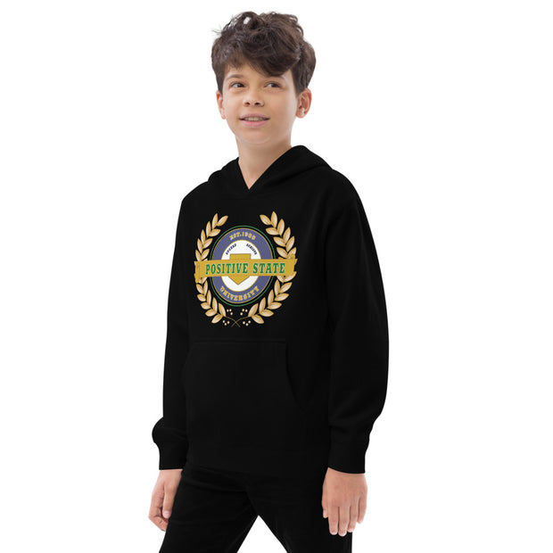 Positive State "Signature Logo" Kids fleece hoodie - positivestateapparel