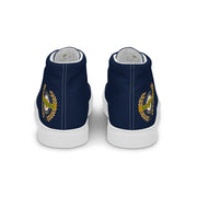Positive State Men’s "Signature Logo" high top Casual canvas Tennis shoes - positivestateapparel