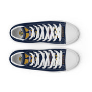 Positive State Men’s "Signature Logo" high top Casual canvas Tennis shoes - positivestateapparel