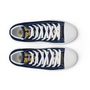 Positive State Signature Logo Men’s high top canvas shoes - positivestateapparel