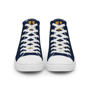 Positive State Men’s "Signature Logo" high top Casual canvas Tennis shoes - positivestateapparel