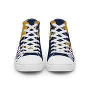 Positive State "U Logo" Men’s high top canvas tennis shoes - positivestateapparel