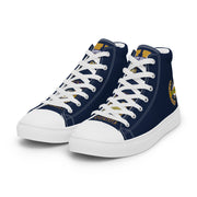 Positive State Men’s "Signature Logo" high top Casual canvas Tennis shoes - positivestateapparel
