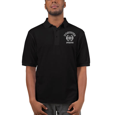 Positive State Signature logo black Men's Premium Polo - positivestateapparel