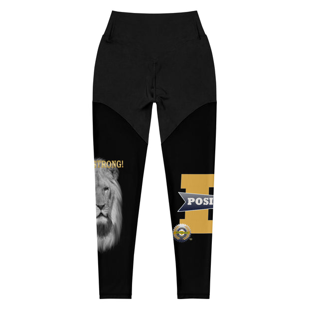 Positive State “Stay Strong “ Women’s Sports Leggings - positivestateapparel