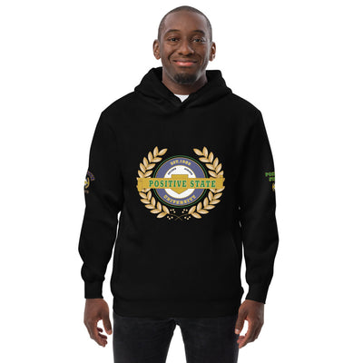 Positive State " Signature Logo"  U logo back" Unisex fashion hoodie - positivestateapparel