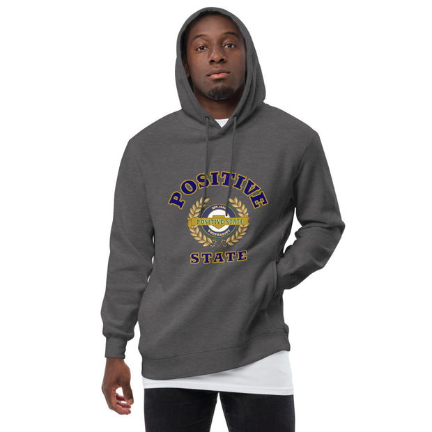Positive State "Full Letter Signature Logo Middle" Men’s fashion hoodie - positivestateapparel