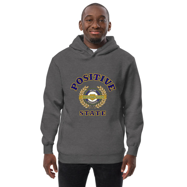 Positive State "Full Letter Signature Logo Middle" Men’s fashion hoodie - positivestateapparel