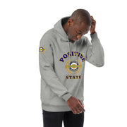 Positive State" Signature Logo" grey Unisex fashion hoodie - positivestateapparel