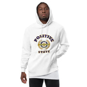 Positive State "Full Letter Signature Logo Middle" Men’s fashion hoodie - positivestateapparel