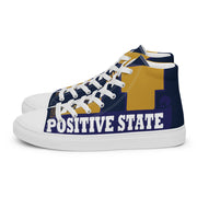 Positive State U Women’s high top casual canvas tennis shoes - positivestateapparel